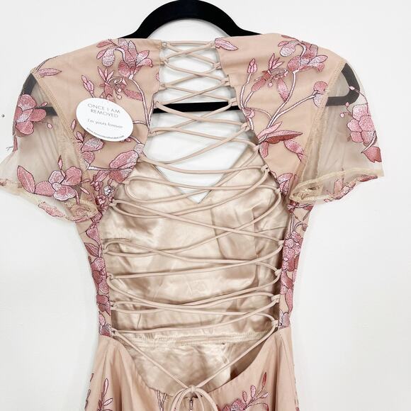 New Two Sisters Saskia Dress Embroidered Lace Mini - Picture 5 of 14